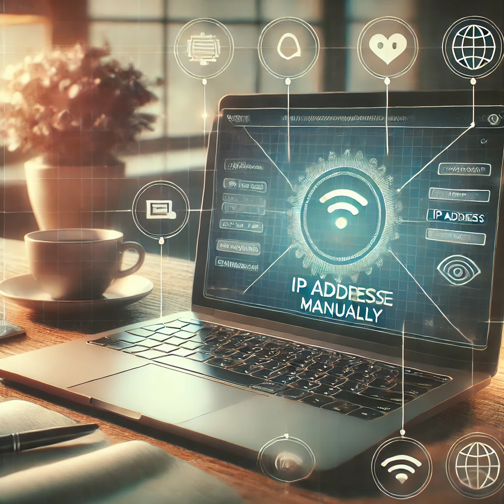 cara setting ip address manual di laptop windows